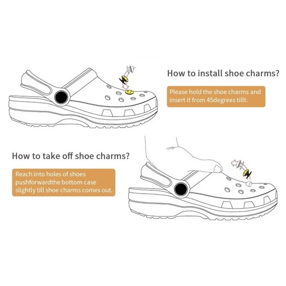 26 PCS CARE BEARS Inspired SHOE CHARMS Decorations for CLOGS SANDALS NEW - Picture 4 of 5